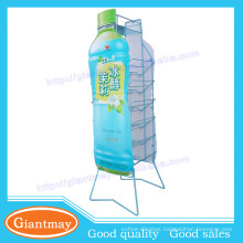 6 basket layers blue metal wire detachable display rack for promotion